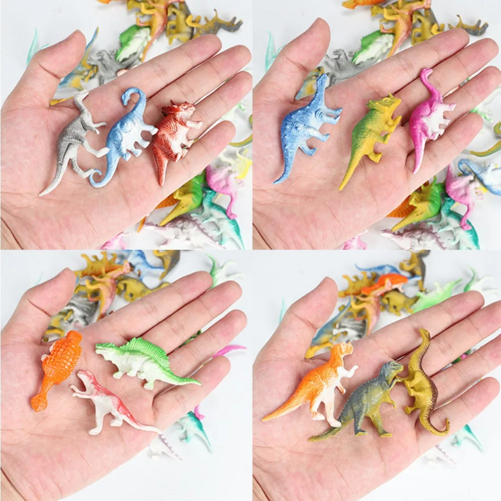 39Pcs/Lot Mini Dinosaur Figures Model Children's Educational Toys Small Simulation Animal Figure Kids Toys for Boy Birthday Gift