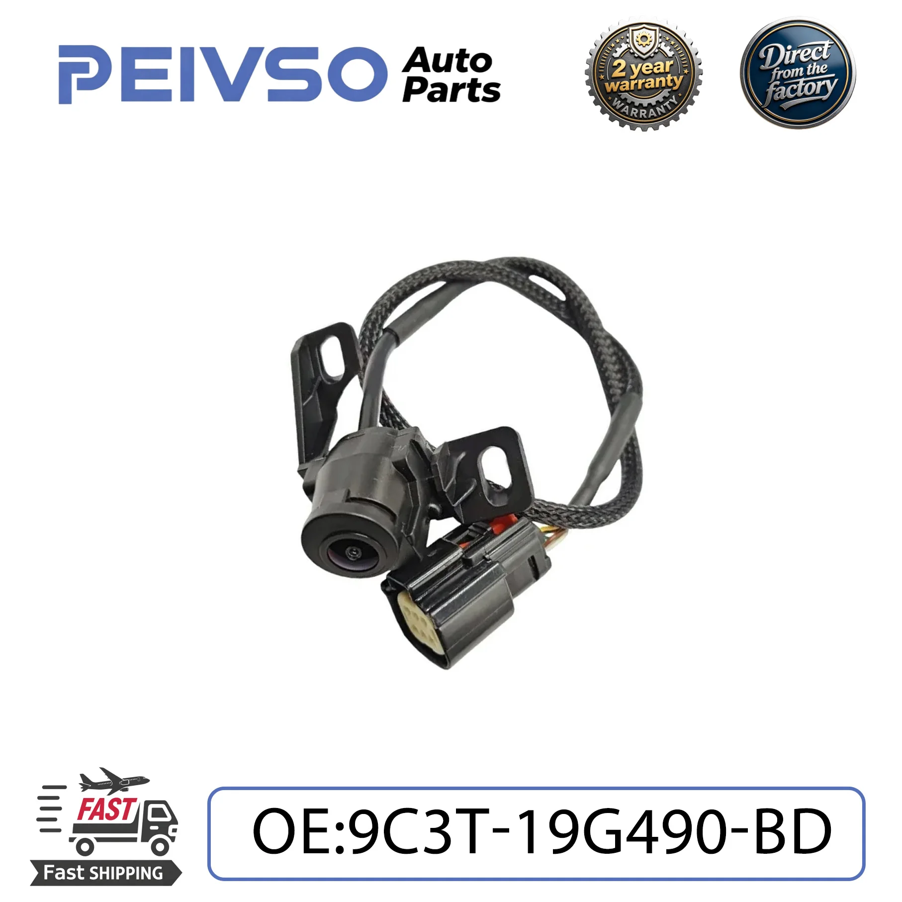 PEIVSO 9C3T-19G490-BD High Quality New Rear View Parking Camera for Ford F250 F350 F450 2008-2012 Auto Parts