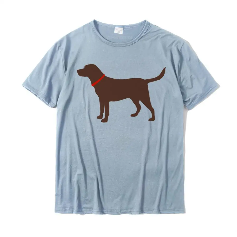 Labrador Retriever T-Shirt Chocolate Lab Tee Cotton Men T Shirts Printed Tops Shirt Funny Customized Christmas Tee Shirt