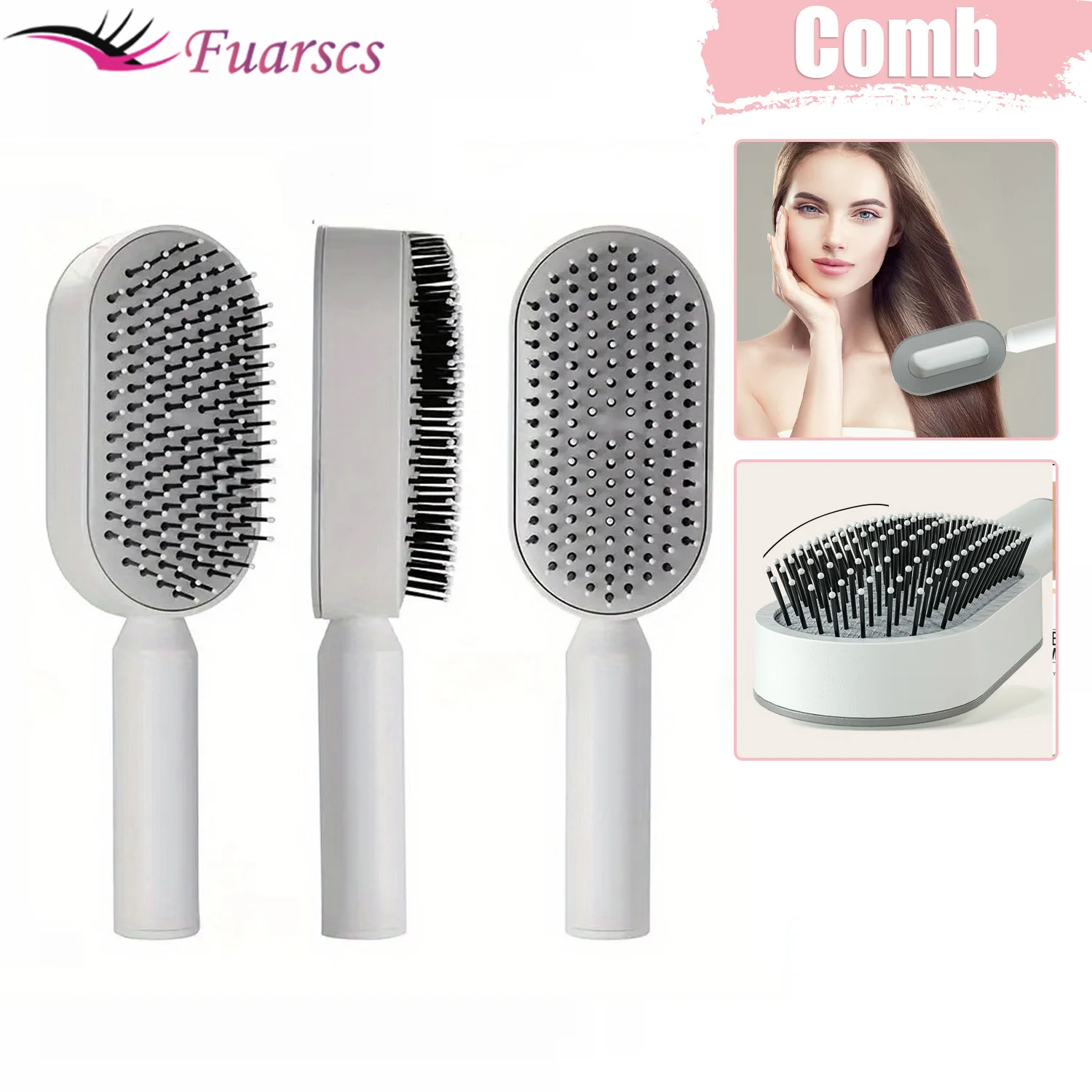 Air Cushion Comb For Women Long Curly Hair Anti Alopecia Massage Comb Household Maintain and Smooth Hair Improve Scalp Health