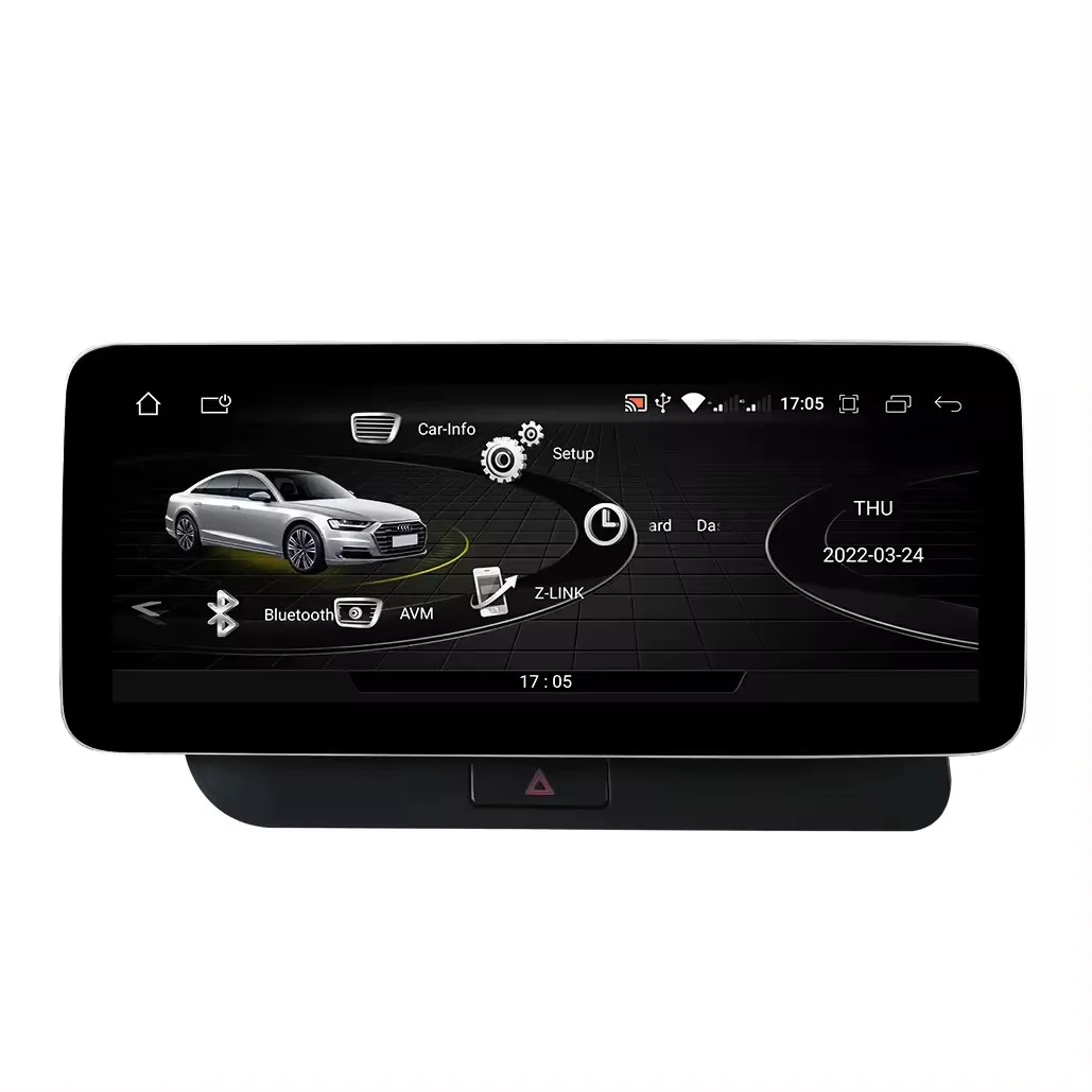 Zlh Android 13 Octa Core 12.3 ''Autoradio Systeem Voor Audi Q5 2009-2017 Gps Navigatie Stereo Video Auto Met Carplay 4G Wifi