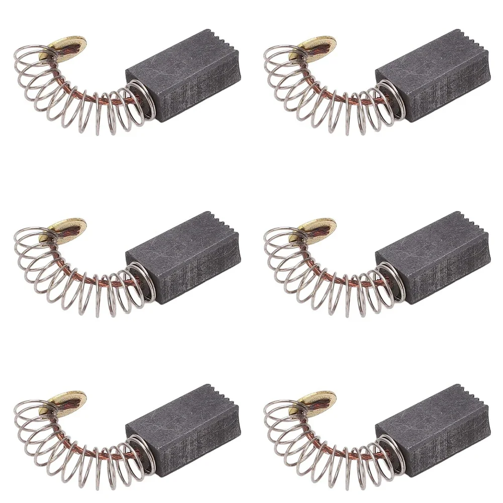 6 Pcs Carbon Brush Kit Replacement Carbon Brush Set Replacement Part For Electric 5 X 8 X 12 Mm Electric Drills Tools Parts