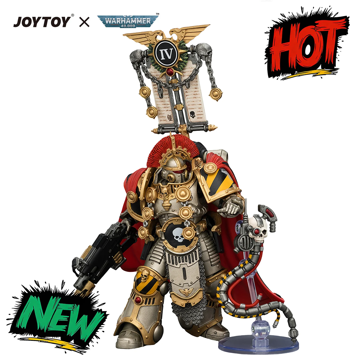 

JOYTOY Warhammer The Horus Heresy 1/18 Action Figure Iron Warriors Centurion Heavy Power Maul Joint Movable Collection Model