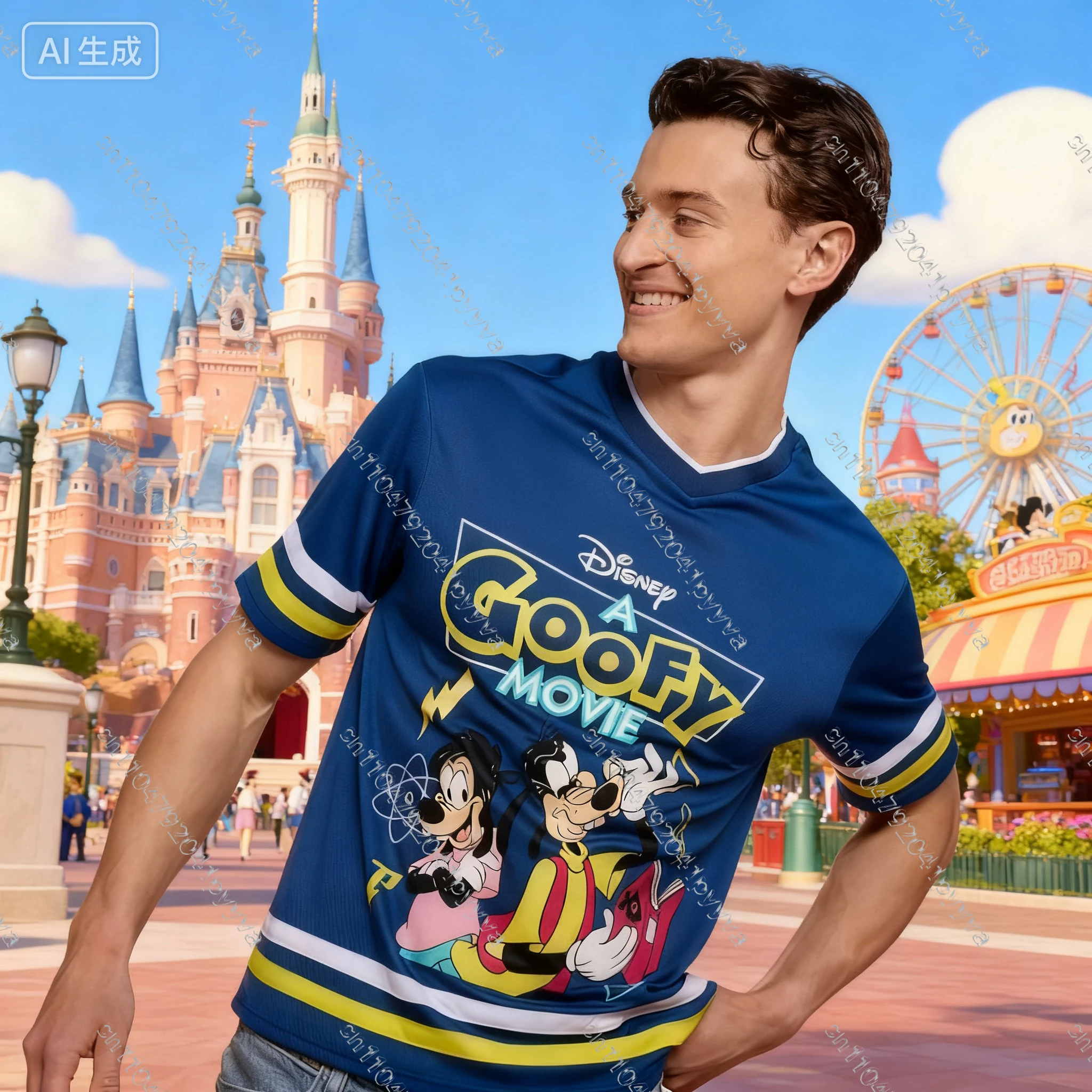 

Памятная футболка унисекс «Гуфический фильм» в честь 30-летия, дышащая, быстросохнущая, больших размеров, стиль для спорта и отдыха