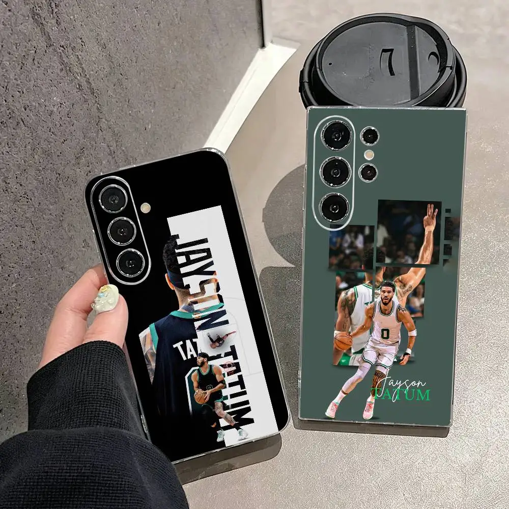 Jayson Tatum 0  Phone Case For Samsung S25,S24,S21,S22,S23,S30,Ultra,S20,Plus,Fe,Note,10,9,5G Transparent Cover