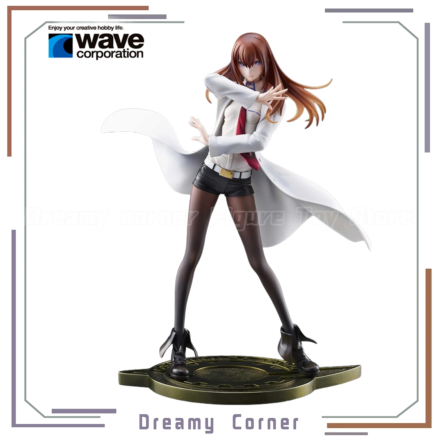 

【In Stock】 Original WAVE Dream Tech WHITE FOX Chris Makise 1/7 Scale Ornaments Animation Figure Gifts