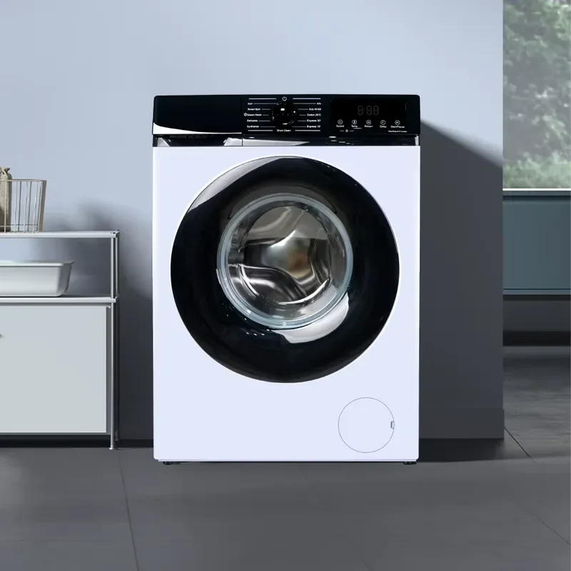 Smart Inverter Front Load Washing Machine 8kg Automatic Laundry Washer High Efficiency Quiet Energy Saving Large
