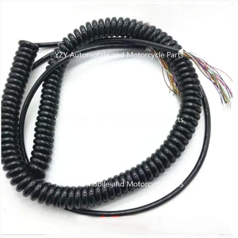 Wholesale 12 15 16 17 18 19 21  Cores Spring Spiral Cable Coiled Cable for CNC Handheld Encoder Manual Pulse Generator MPG