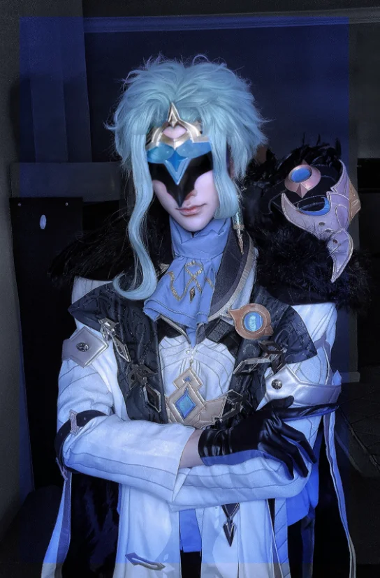 Il Dottore Zandik Game Genshin Impact Cosplay Costume The Doctor men new handsome uniforms mask coat prop gloves Halloween suit