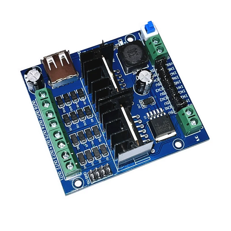 Smart Car Driver Board Dual Channel L298N Motor Driver Module Four Channel DC Gear Motor Driver Module