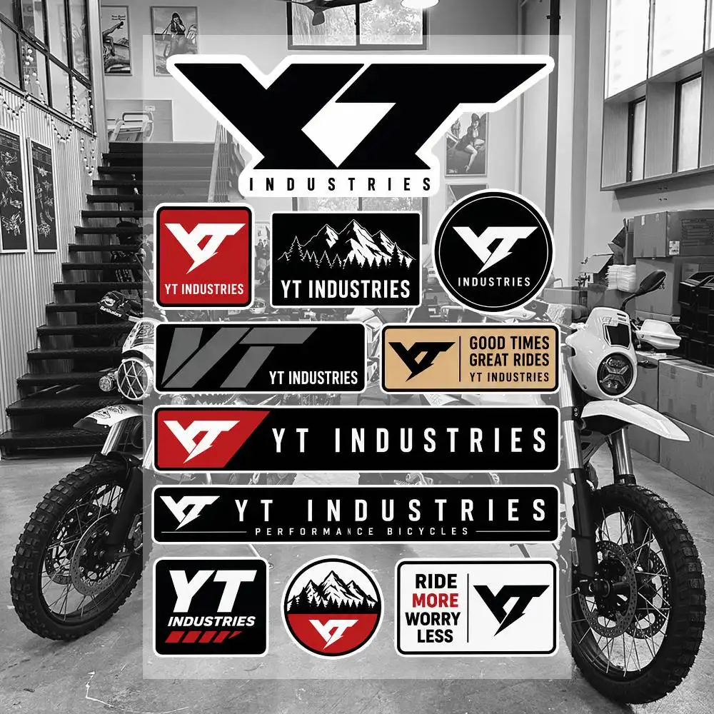 Y-T Industrie-Wasserdichte Vinyl-Aufkleber für Auto, Motorrad, Fahrrad, Skateboard, Laptop, Flasche, Telefon