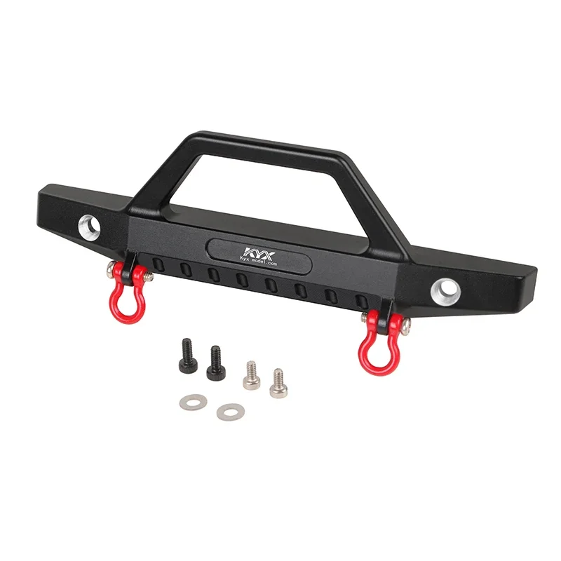 KYX Racing parachoques delantero de aluminio actualizaciones piezas accesorios para 1/18 coche trepador de control remoto Traxxas TRX4M F150 K10