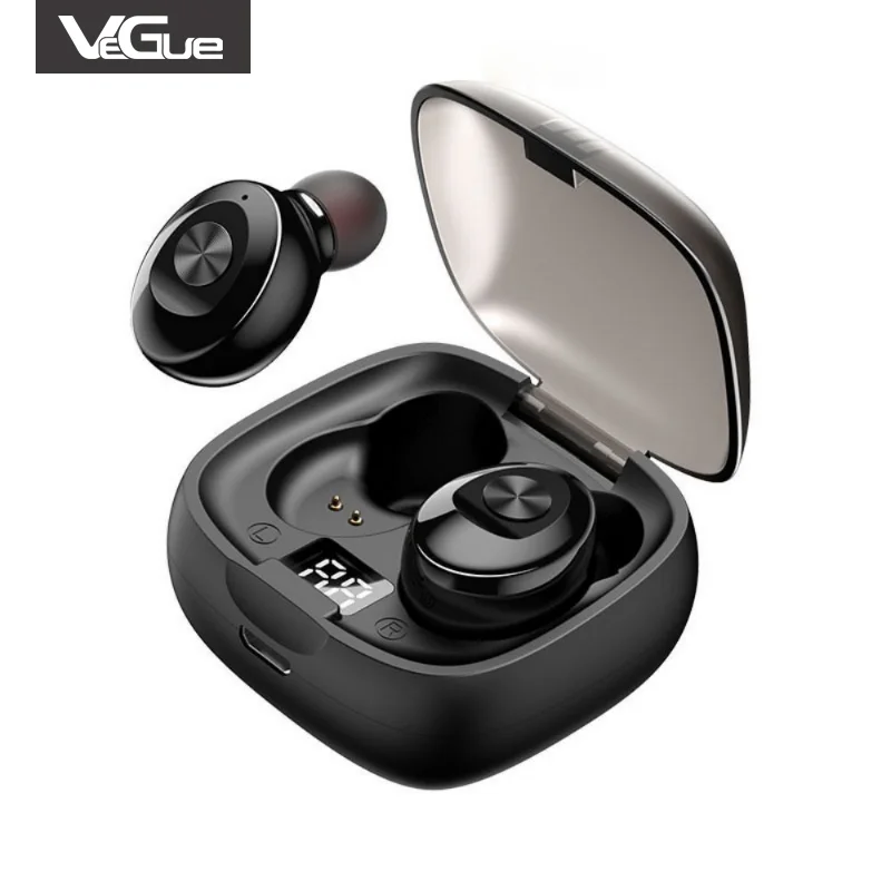 

Wireless Earphones TWS HD Stereo IPX5 Waterproof Mini Earbuds Headset With Charging Box Music Sport Blue tooth 5.0 fone