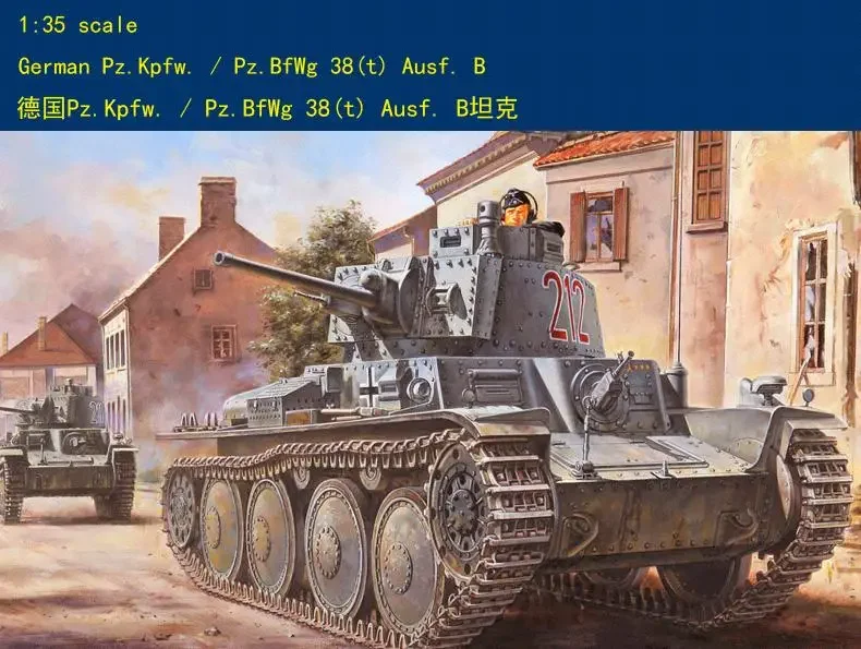 Hobby Boss 80138 1/35 German Pz.Kpfw. / Pz.BfWg 38(t) Ausf.B Kit