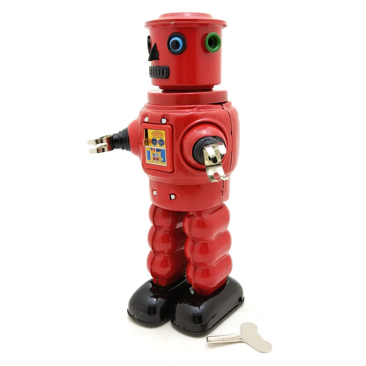 MS640 Robbie Robot meccanico 80 Collezione retrò post-ferro Giocattoli Regali creativi Giocattoli di ferro