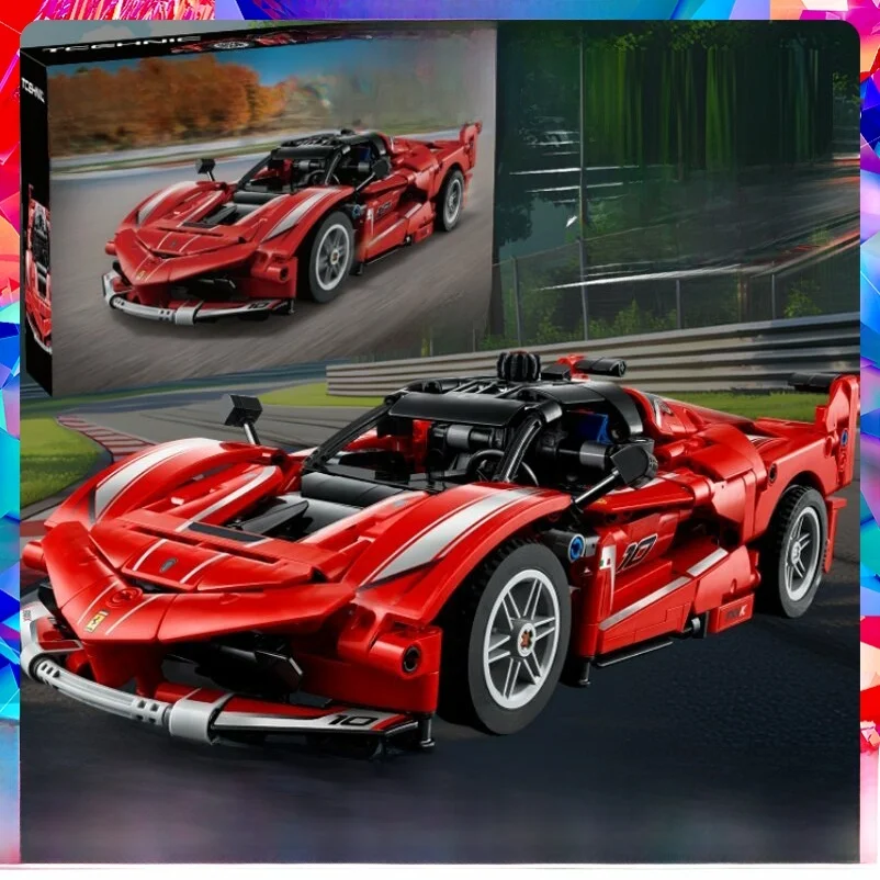 

Механическая сборная модель автомобиля FXXK Racing Car Toy – Официальный лицензионный продукт, подарок для мальчиков