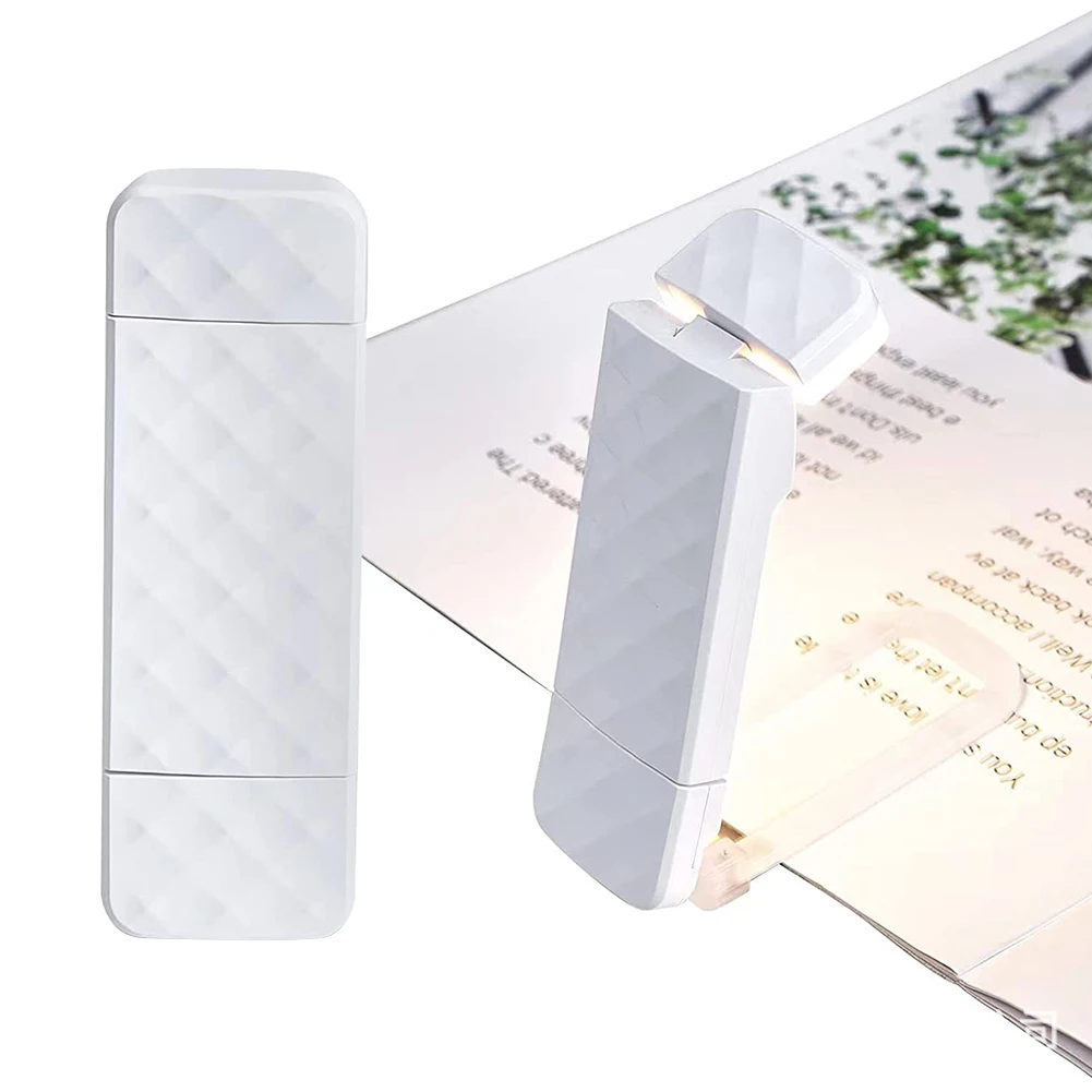 

Book Light 3 Modes Reading Light 5 Dimmable Brightness Rechargeable Reading Light 180 Degree Rotating for Bedroom Study