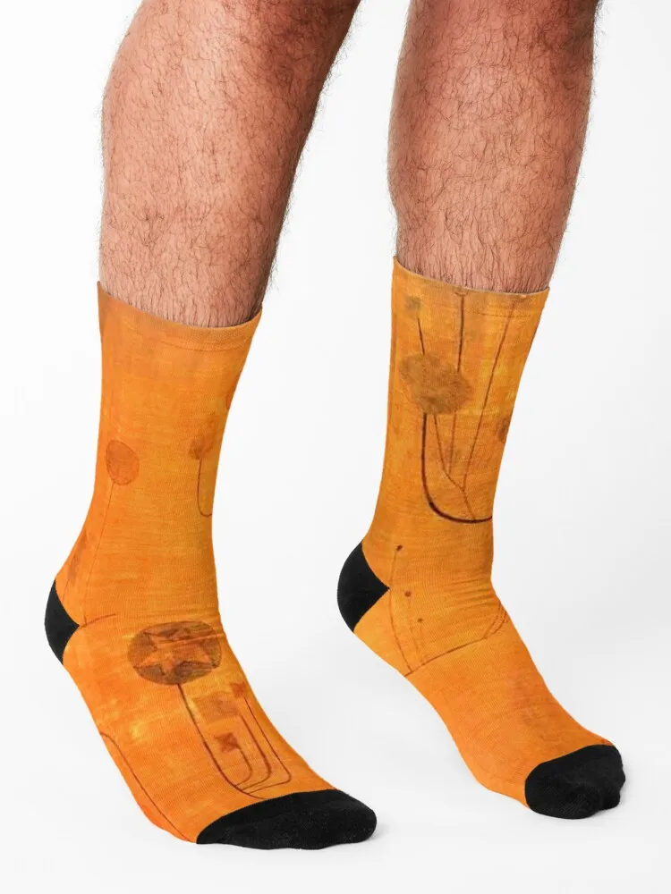 Paul Klee-Früchte auf roten Socken Crossfit Geschenk Geschenke männliche Socken Frauen