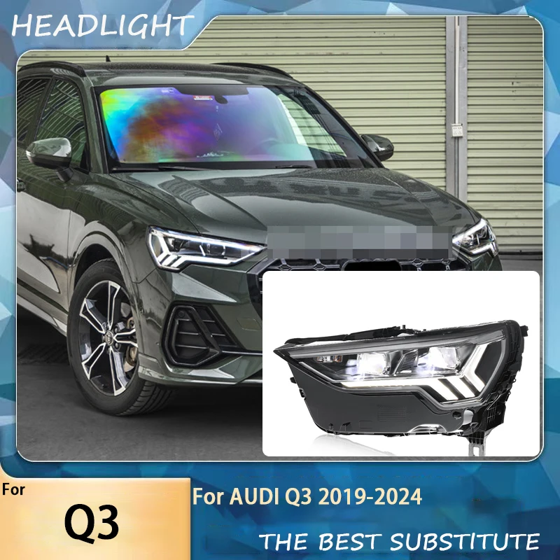 

Car Dynamic Signal Head Lamp 2019-2024 Automotive Accessories Upgrade Modified New LED For Audi Q3 Car LED Headlights