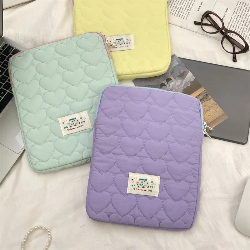 Bolsa macia para forro de ipad, bolsa para tablet de 11 polegadas, bolsa de armazenamento para notebook de 14 a 15 polegadas, pasta para documentos femininos
