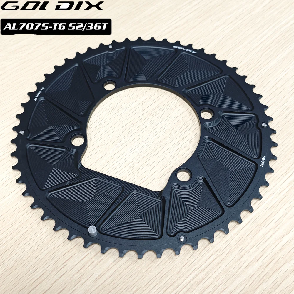 

GOLDIX-RTX 110BCD 2X Chainring Aero Sprocket Aluminum Alloy for SHIMANO 11S 12S