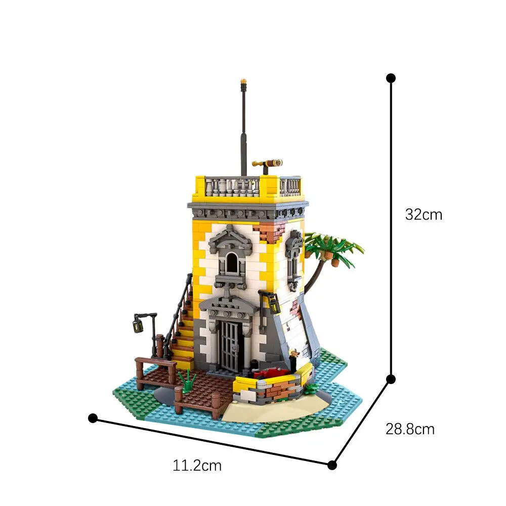 Sabre Island Anno Domini Extension for Pirates of Barracuda Bay 21322 MOC Build