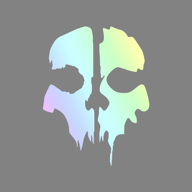 Colorful Skull Motorcycle Stickers Motocross Helmet Fuel Tank LOGO Horror Skeleton Decals for KTM Honda Kawasaki Yamaha Vespa