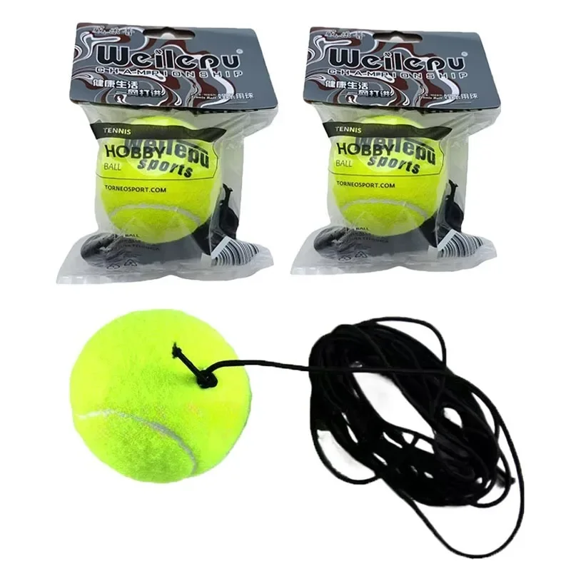 1PC Professional Tennis Balls With Elastic String Bounce Ball Rebound Practice Beach Ball Beginner For Training Ball Accessories