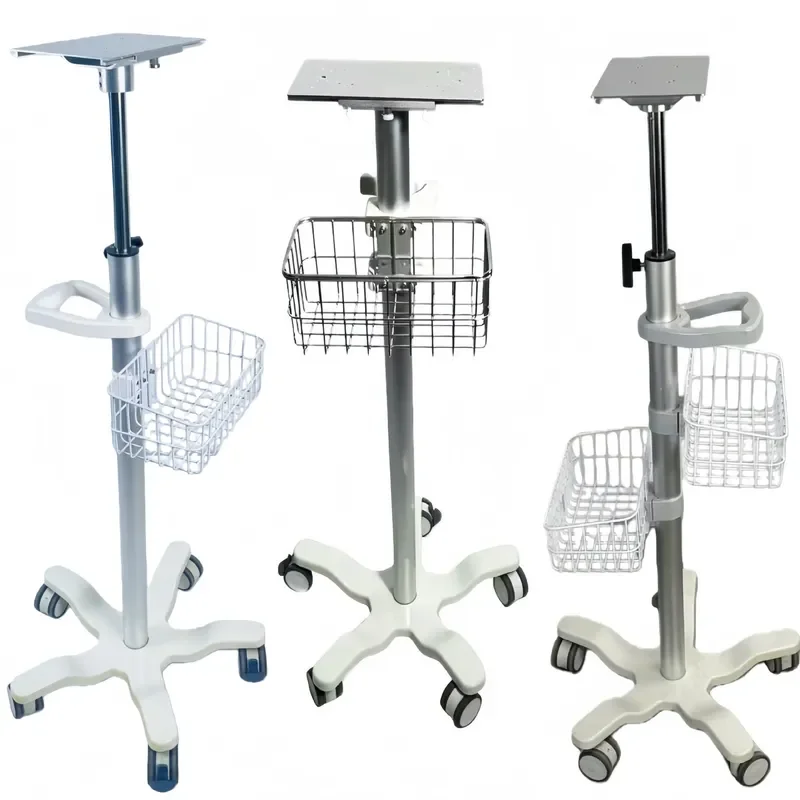 New Mobile Trolley for Patient Monitors for Veterinary Monitoring Equipment with Rolling Stands