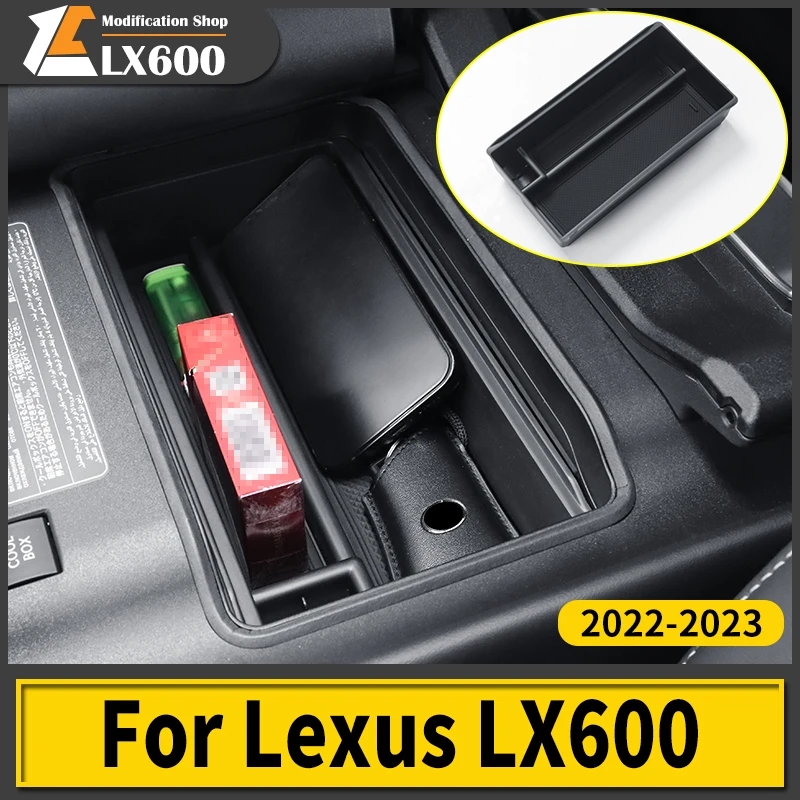 For Lexus LX600 LX 600 2022 2023 Luxury Sport Upgrade Interior Decoration Accessories，Armrest Storage Box Partition Bracket Tray