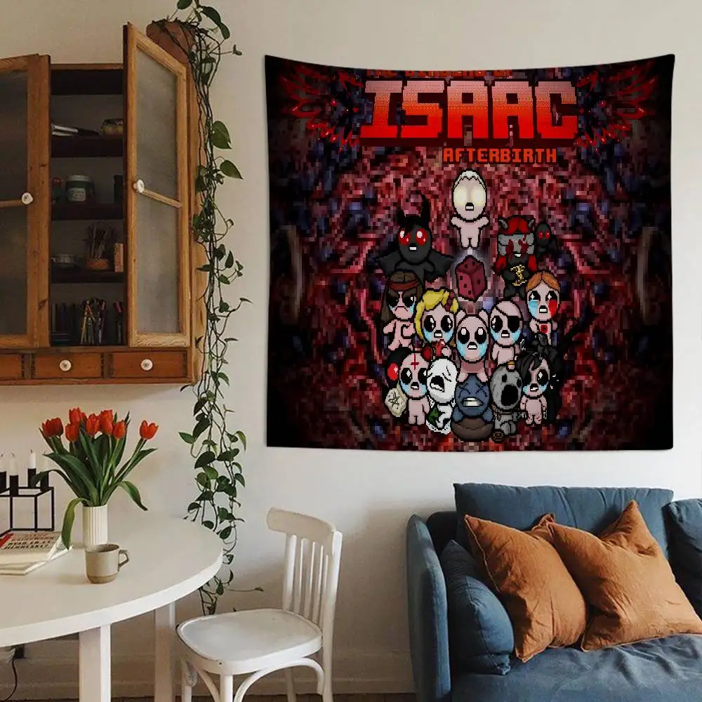 Game The B-Binding Of I-Isaac Printed Large Wall Tapestry Cheap Hippie Wall Hanging Bohemian Wall Tapestries Mandala Home Decor