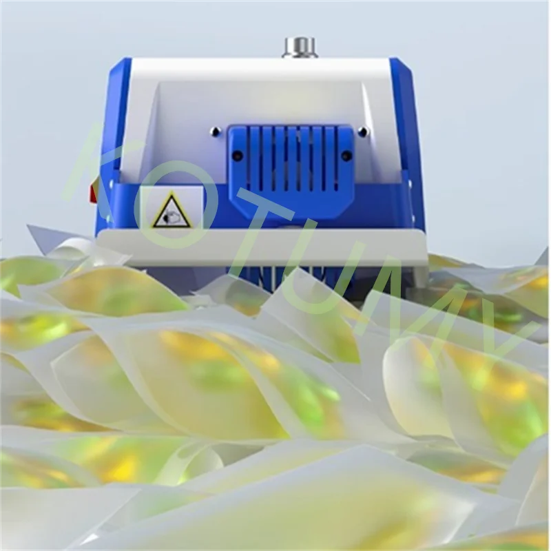 Desktop Continues Auto Sealing Machine Bag Sealer 0-200℃ Heat Sealing GLF-50 Temperature Control 5m/min Speed Sealer