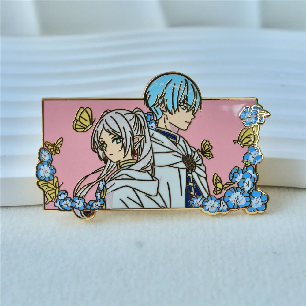 أزياء أنيمي فريرين: ما وراء نهاية الرحلة هيميل التأثيرية شارة معدنية دبوس بروش الدعامة هدية عيد الميلاد #6