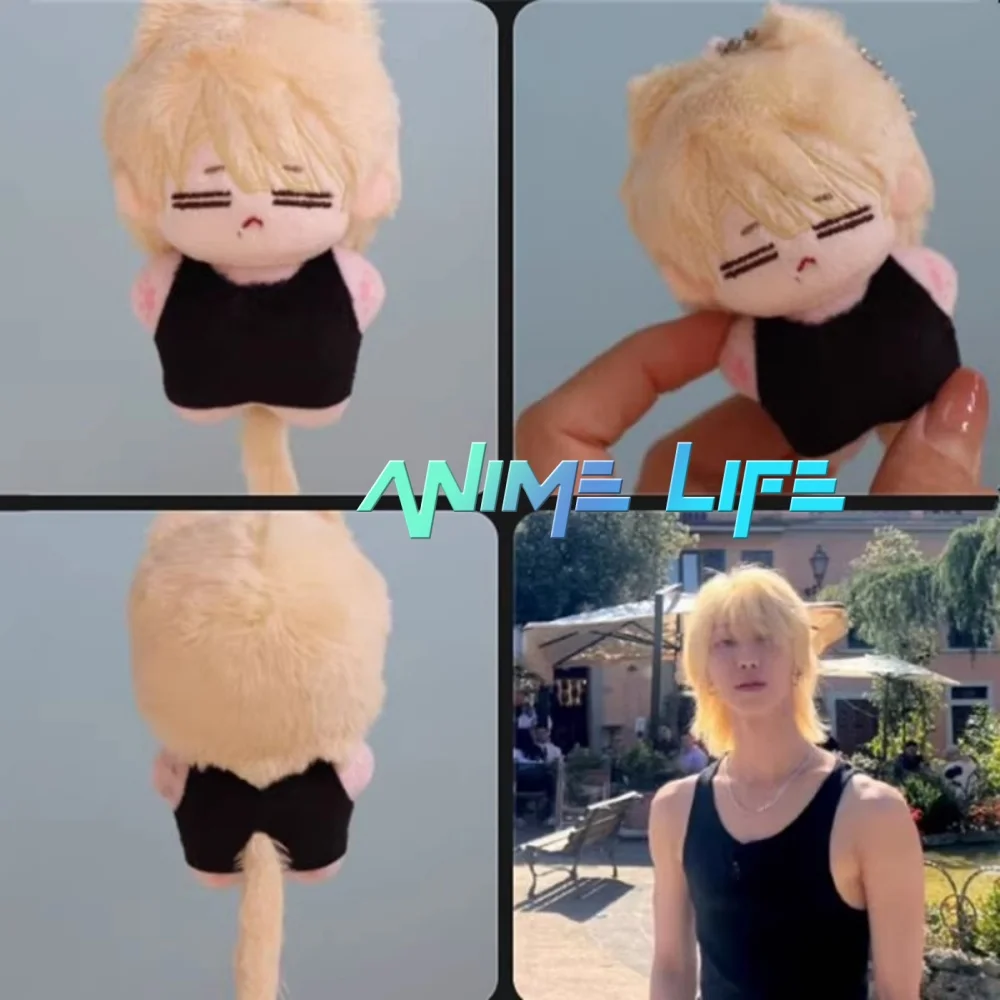 

Korean Idol Groups Plushie Kpop Star THE8 Handsome Cool Boy Plush 5cm Doll Toy Body Stuffed Cosplay Original Gift