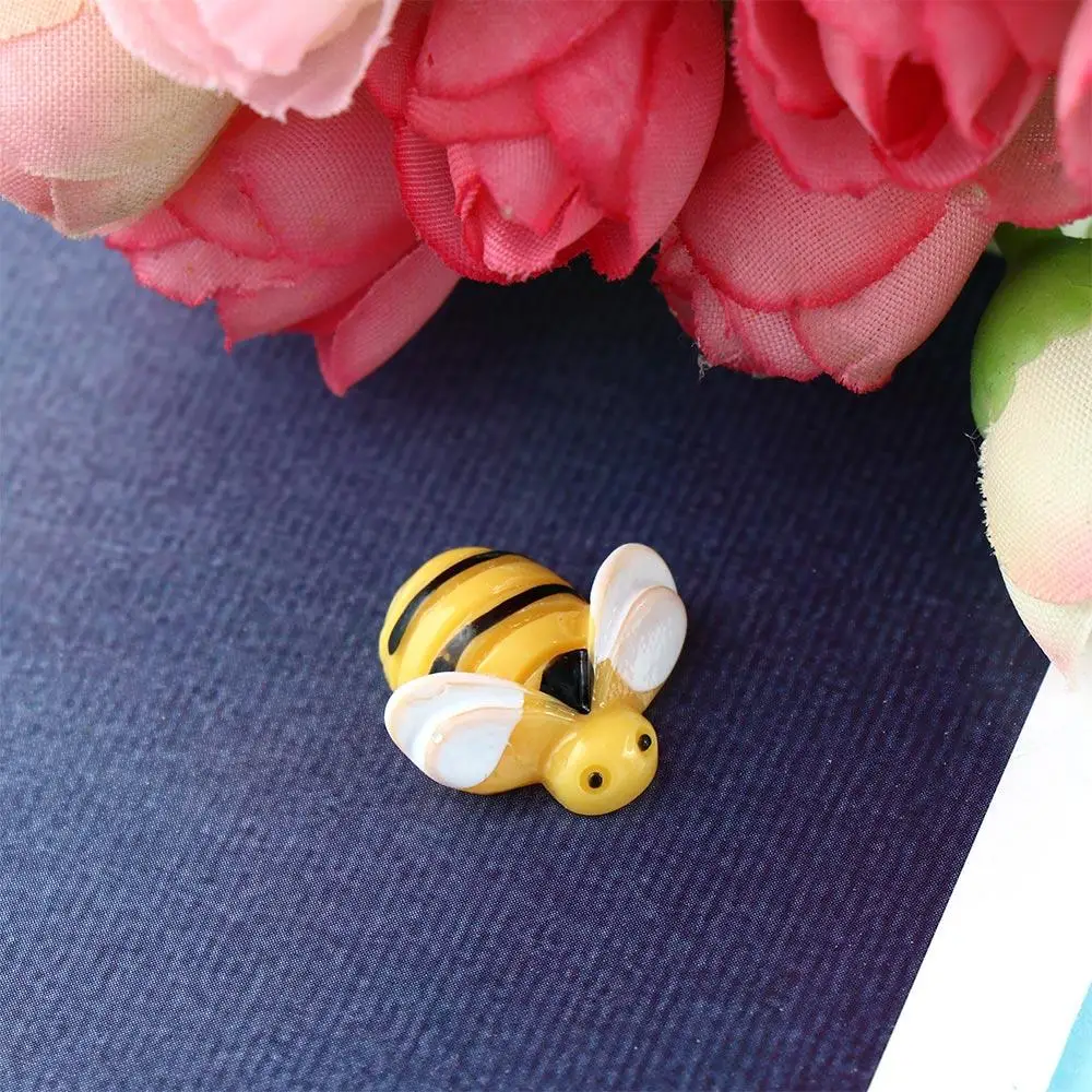 Jewelry Making DIY Resin Tiny Bee Lovely Flatback Miniature Embellishment Cabochon