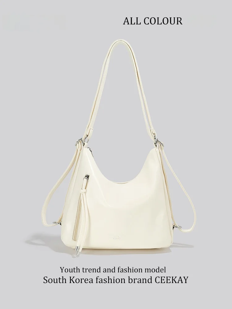 Ceekay Original Multi-Functional Tot Bag Women's New Style Handbag Casual Simple Style Soft Synthetic Leather Daily Use