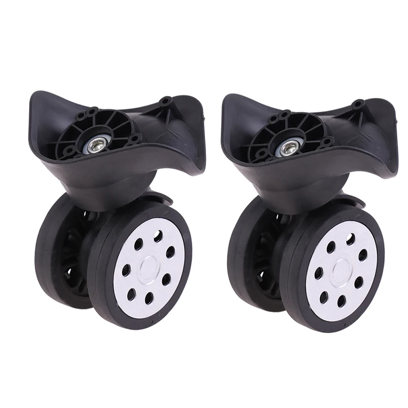 2PCS Trolley Case Luggage Wheel High Quality Rubber Luggage Wheel Replacement Wheels Universal Travel Suitcase Parts Accessories