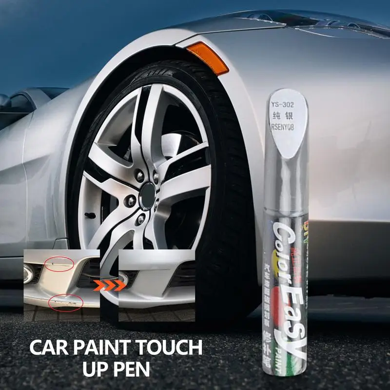 Bolígrafo de reparación de arañazos de coche, pincel a juego de colores de pintura automotriz, bolígrafo de pintura de relleno de llantas