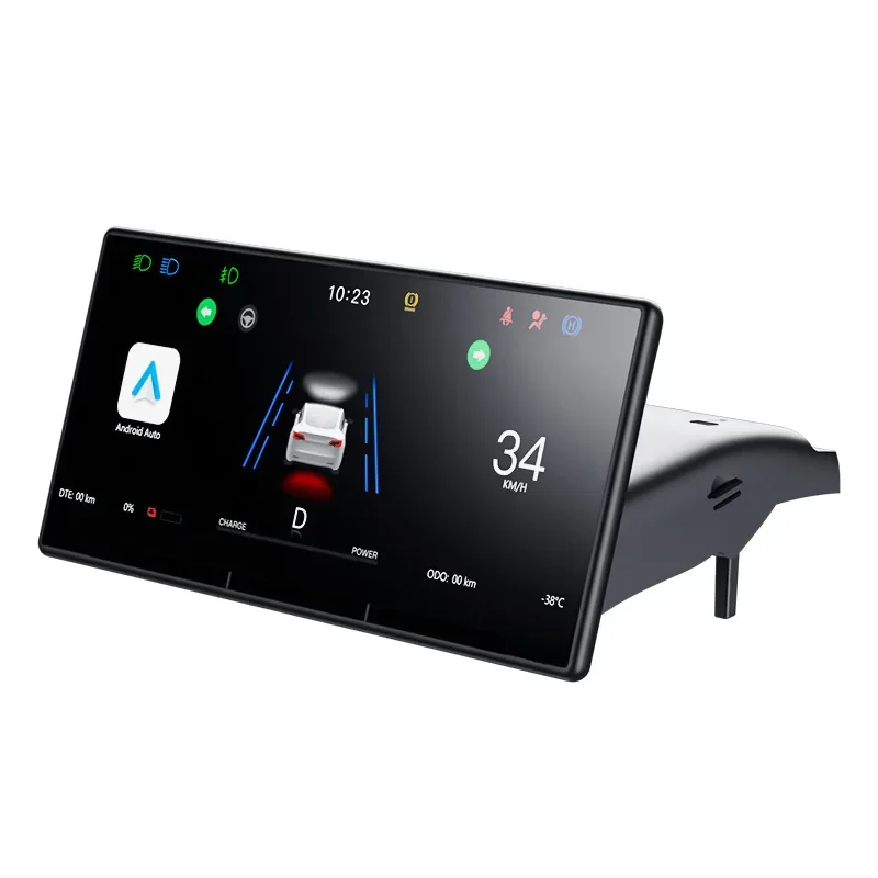 

Mini Dashboard Meter for Tesla Model Y/3 CarPlay Speedometer Hud Easy Control Door Reminder Smart Meter Accessories
