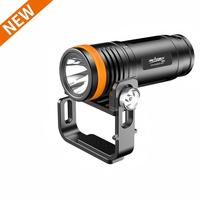 OrcaTorch D920: 5000 Lumen Magnetic Canister Dive Light Straight/Side Mounted Goodman Handle for Cave Wreck and Technical Diving
