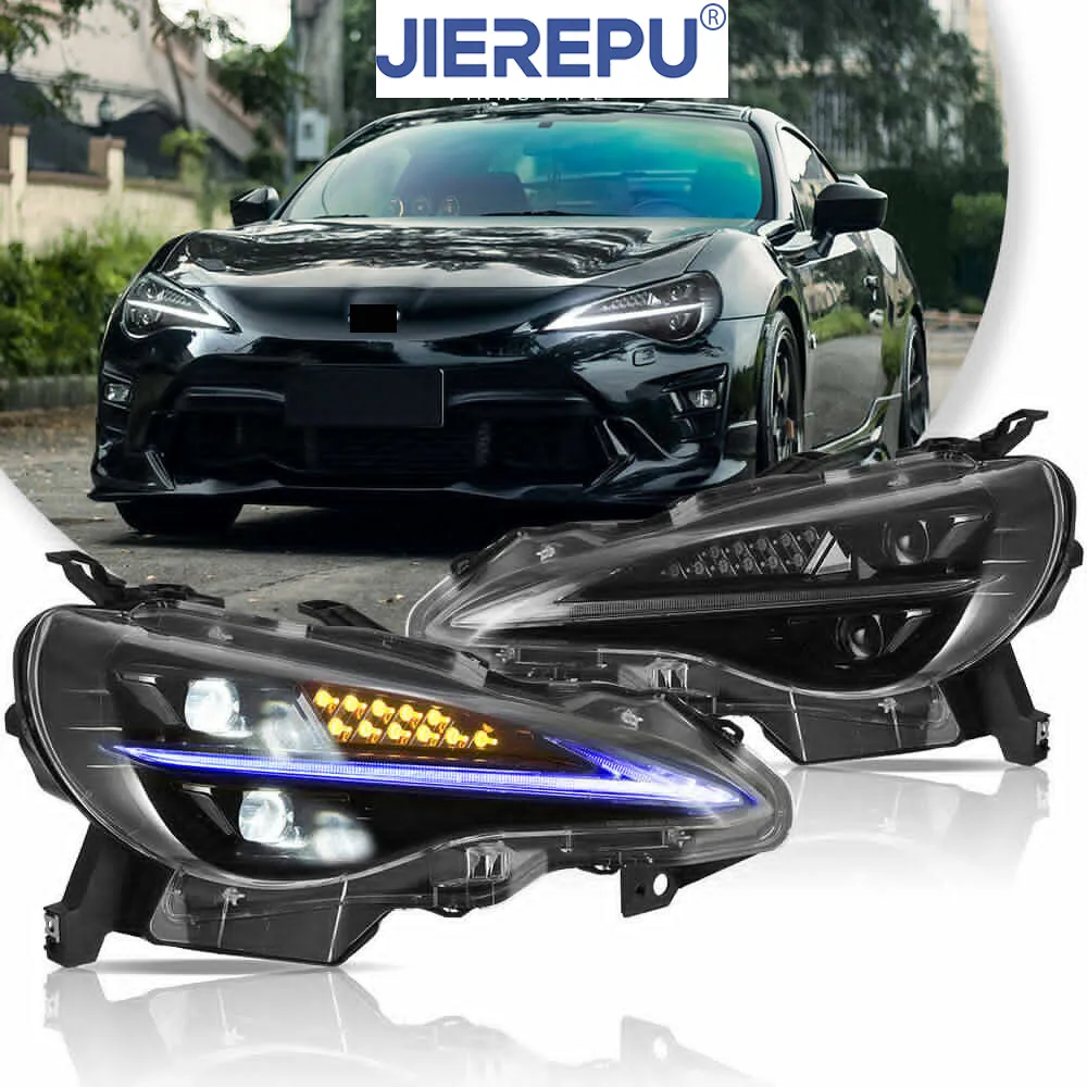 

1Pair Turn Signal For Subaru BRZ Scion FR-S 12-20 Toyota 86 FULL LED Headlights W/Animation