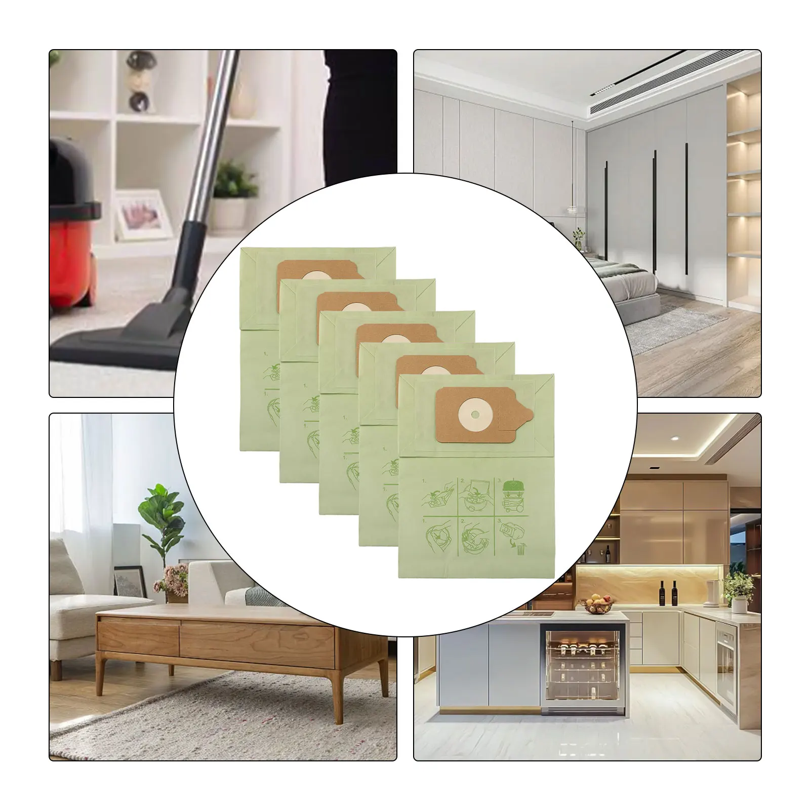 

Аксессуары для уборки: Бумажные мешки для пылесосов, оптимальная производительность, простая установка, эффективная фильтрация