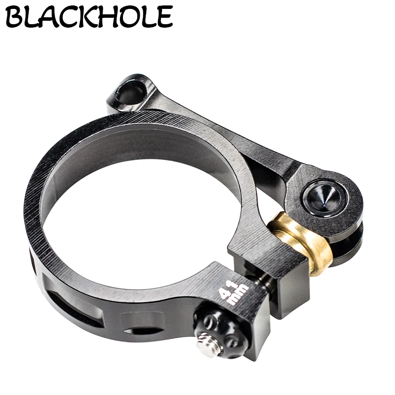 41mm Folding Bike Seat Clamp High Strength Aluminum Alloy Carbon Folding Bicycle Seat Post Clamp 41mm Quick Release Seat Clamp