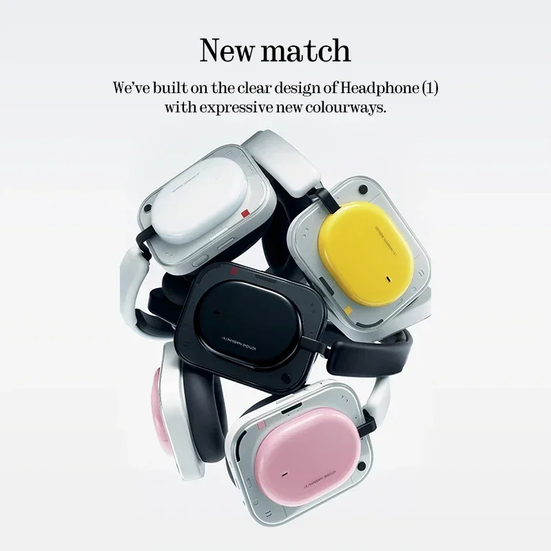 Nothing Headphone (a) Wireless ANC Headphones - Hi-Res Audio, 135h Battery