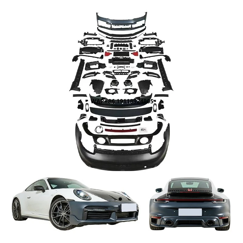 

For 911 2019-2024 992.1 Car Modification Upgrade Turbo SD Body Kit Carbon Fiber Tail Front Bumper Rear Bumper