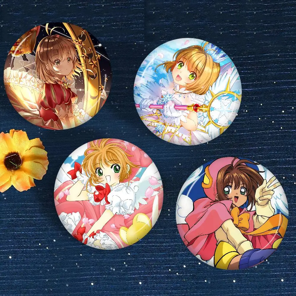 Cute Girl C-Cardcaptor Sakura New Brooches Soft Button Pin Funny Silly Gnarpy On A Skateboard Meme Badge Gamer Gifts