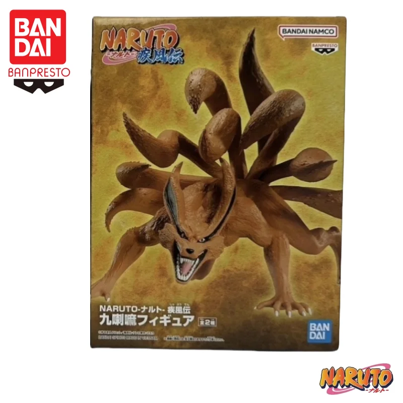 

В наличии Bandai Banpresto, оригинальная модель куклы Наруто с вибрацией и звездами Курама, новая фигурка в штучной упаковке