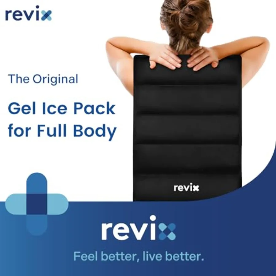 Extra Large Ice Pack for Back, Full Body Gel Packs Reusable for Entire Back Discomfort Relief, Cold Compress for Chemo Shoulder