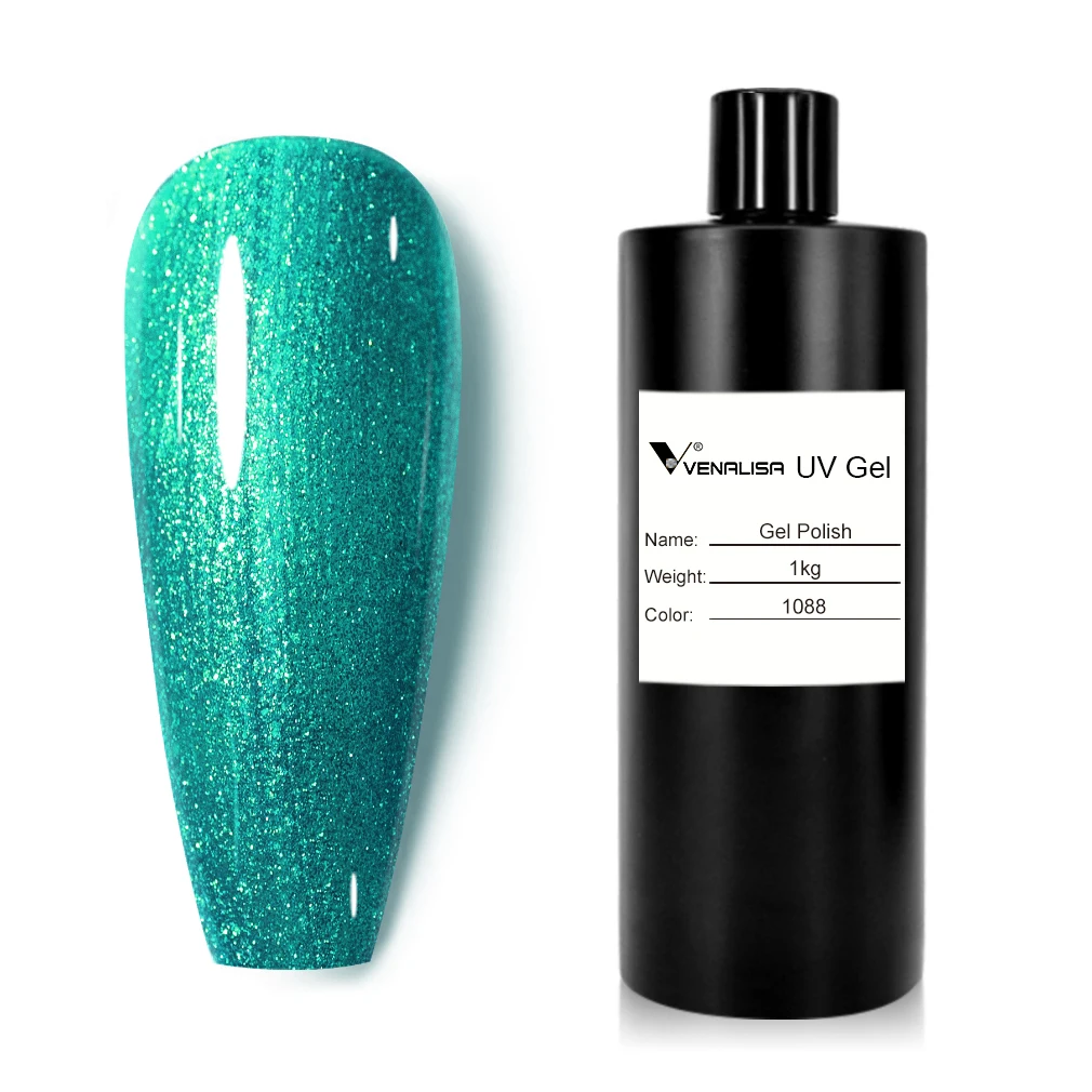 Venalisa Jelly Color Construction Gel Transparant Roze 1l Volume Doordrenken Van Opgeheven Semi-Permanente Zelfnivellerende Pastelgellak