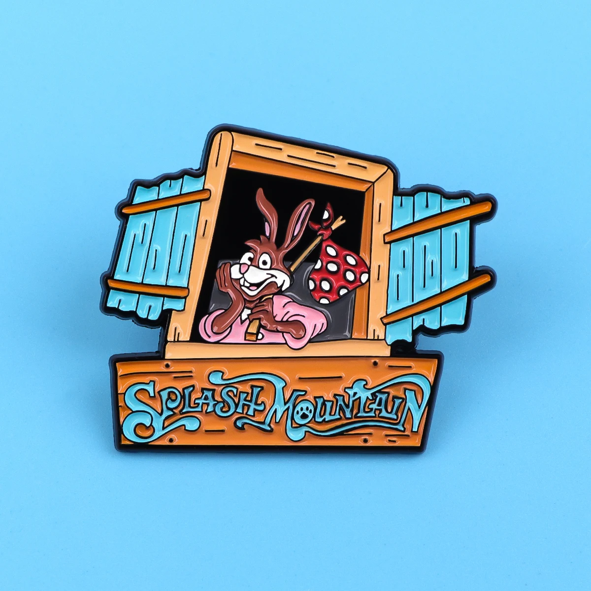 Cute Rabbit Enamel Pin ADHD Brooches for Women Lapel Pins Badges on Backpack Clothing Accessories Animal Jewelry Birthday Gift